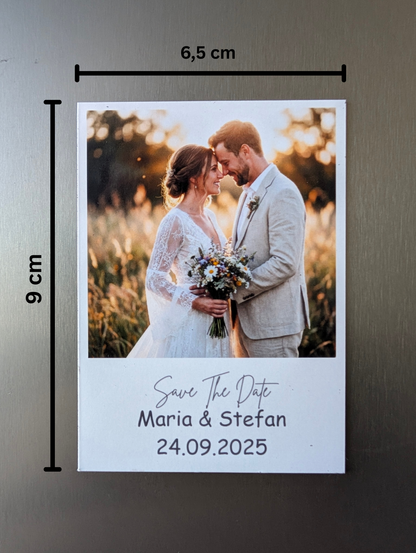 "Save The Date" - Foto-Magnete (6,5 cm x 9 cm)