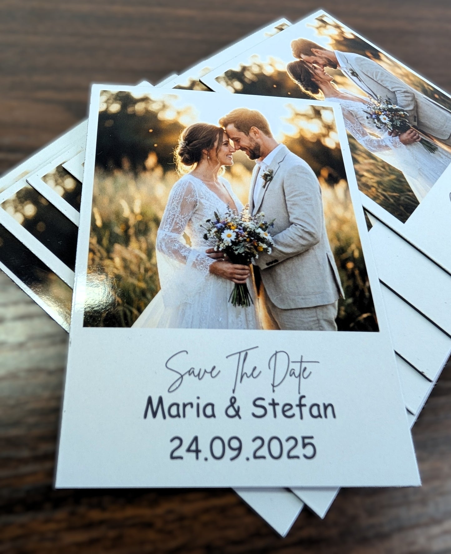 "Save The Date" - Foto-Magnete (6,5 cm x 9 cm)