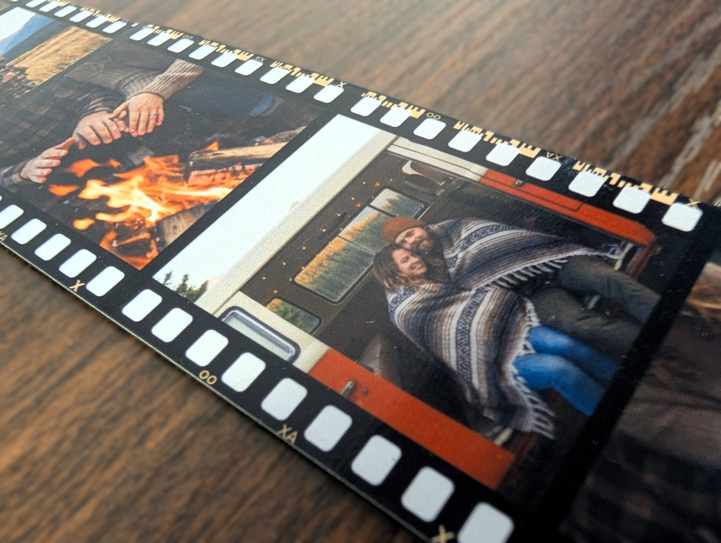 Personalisierte Filmstreifen Magnete - "Retro Filmstreifen" - (4,5 cm x 19 cm)