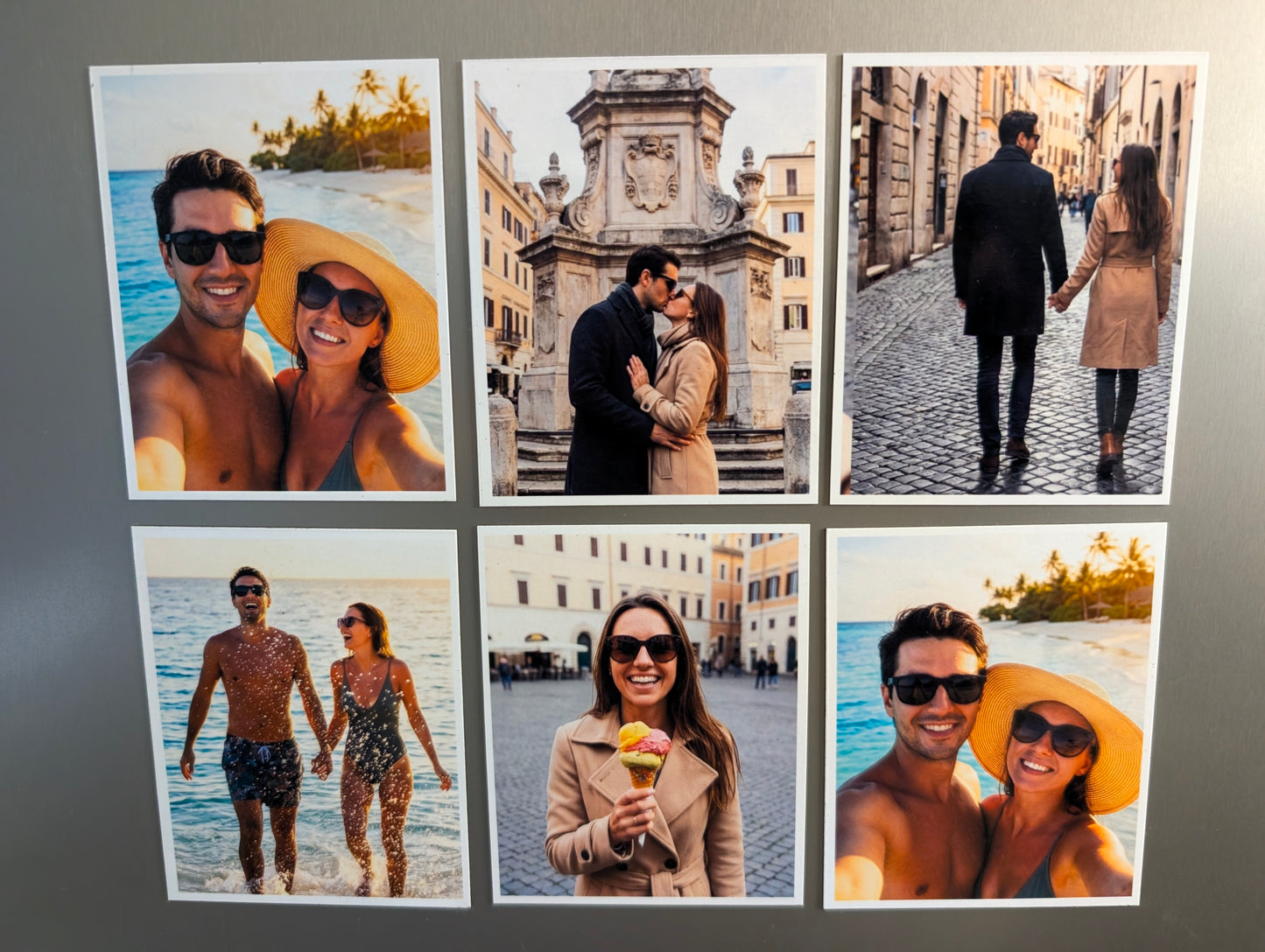 Personalisierte Foto-Magnete - "Groß" (8 cm x 10 cm)