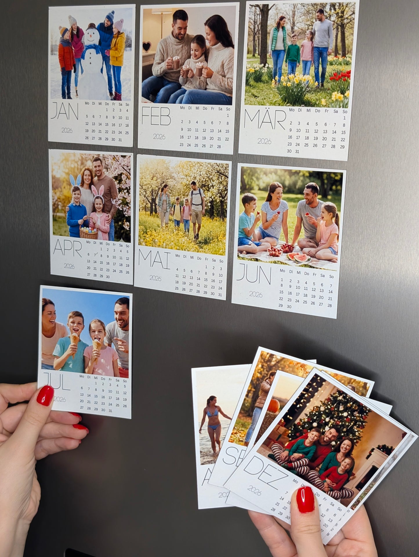 Personalisierter Magnetischer Kalender 2026