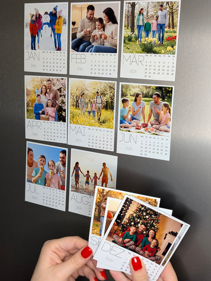 Personalisierter Magnetischer Kalender 2026