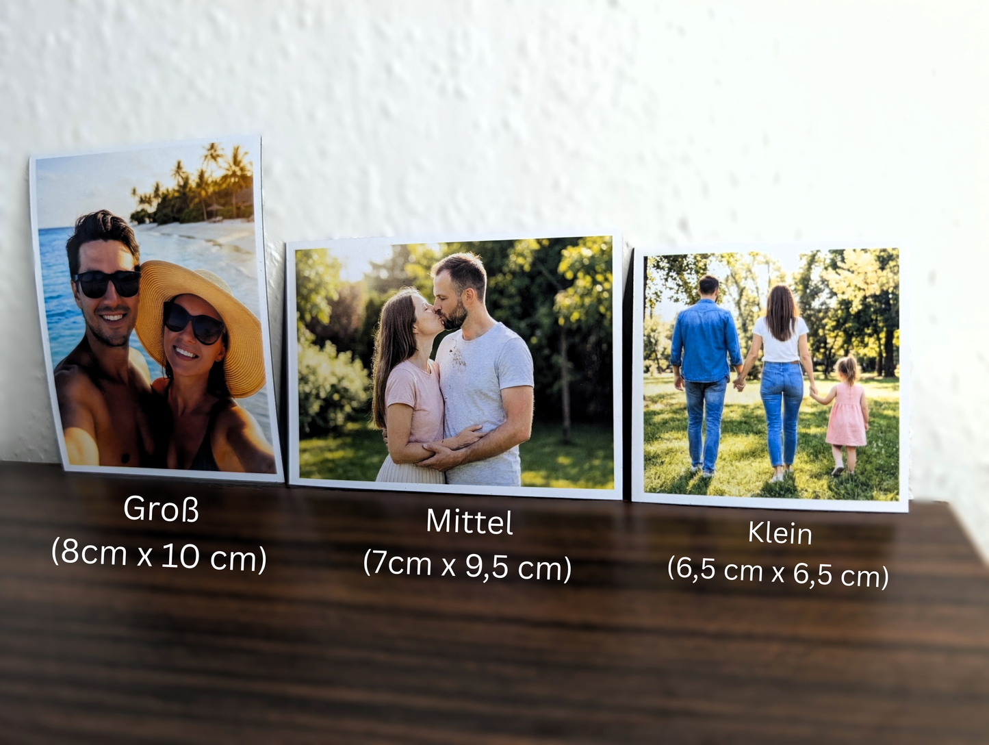 Personalisierte Foto-Magnete - "Groß" (8 cm x 10 cm)