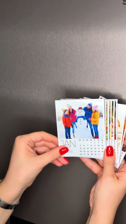Personalisierter Magnetischer Kalender 2026